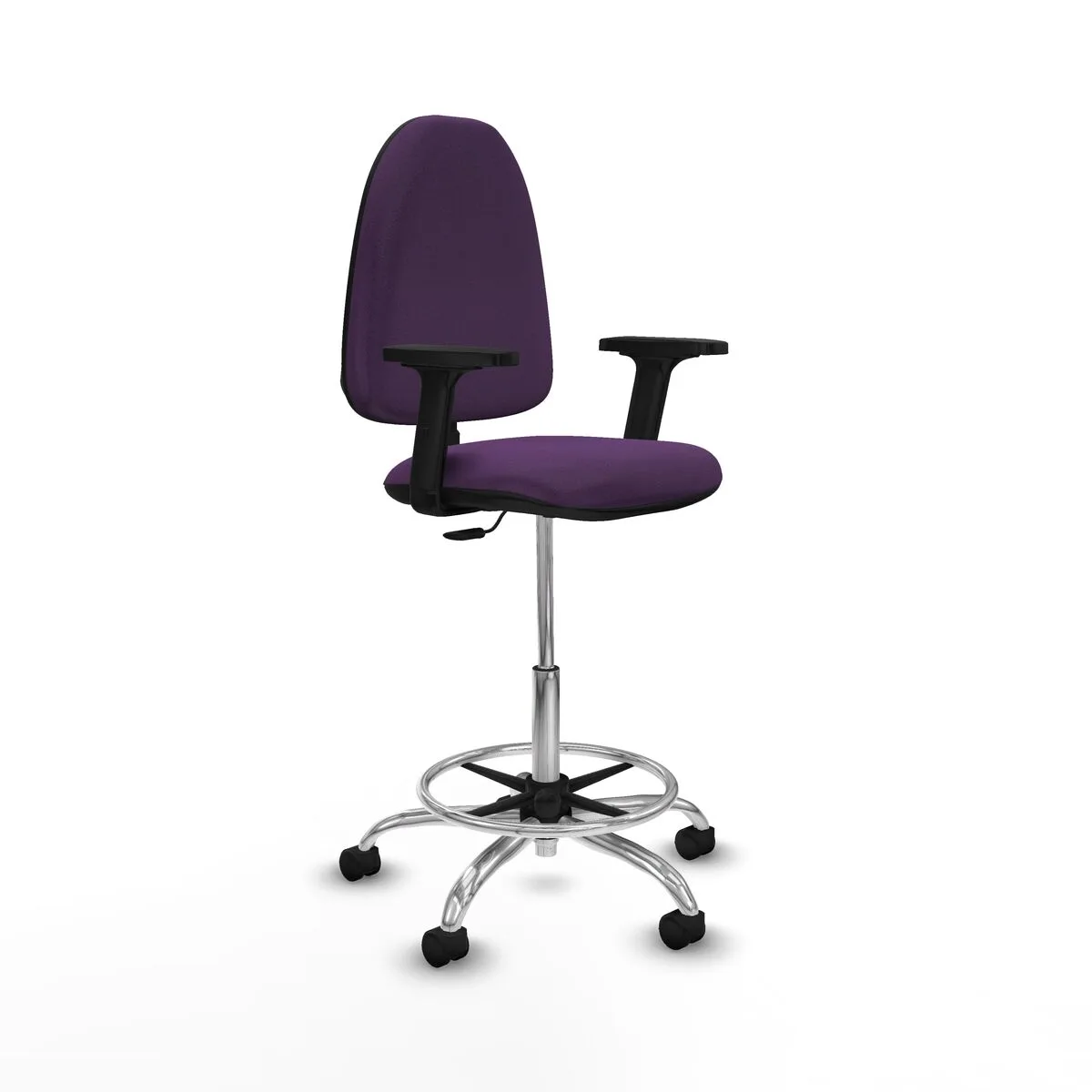 SILLA DE OFICINA PIQUERAS Y CRESPO B2D05RN MORADO ALTA