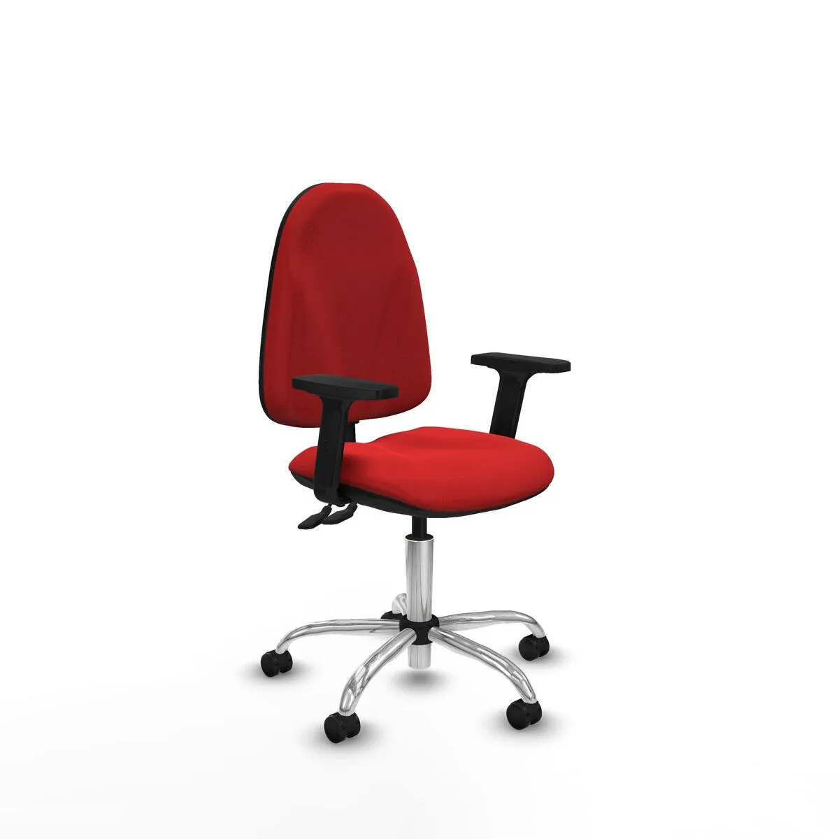 SILLA DE OFICINA PIQUERAS Y CRESPO B2D05RP ROJO