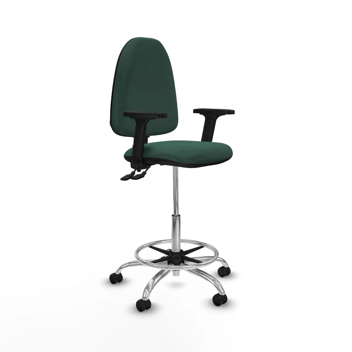 SILLA DE OFICINA PIQUERAS Y CRESPO B2D05RP VERDE ALTA