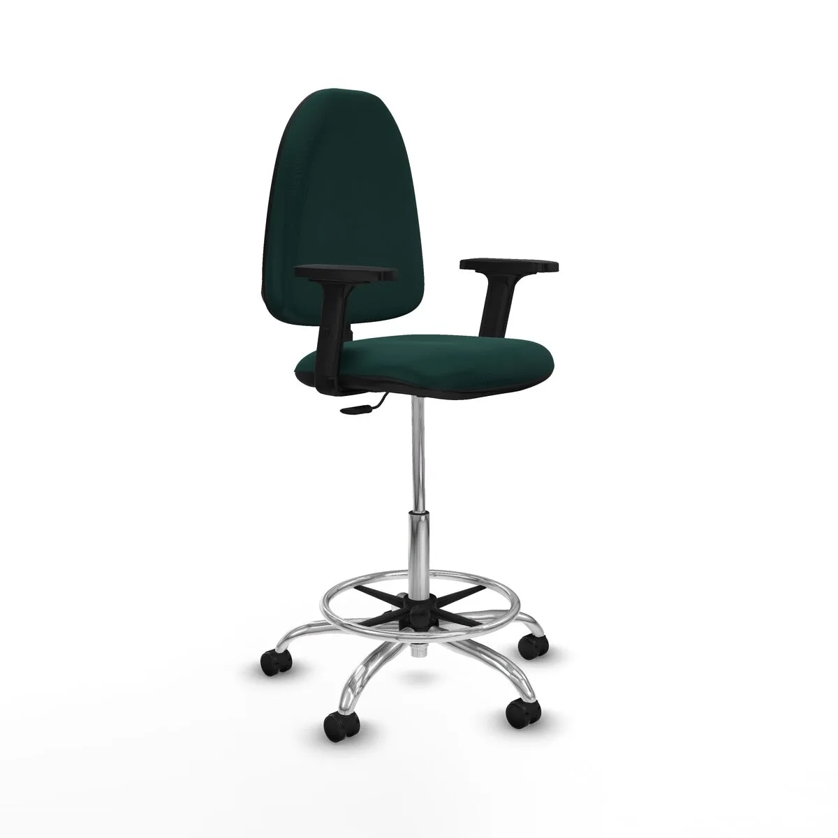 SILLA DE OFICINA PIQUERAS Y CRESPO B2D05RP VERDE ALTA