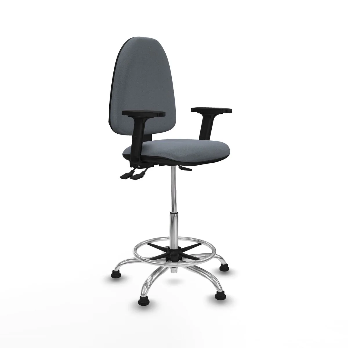 SILLA DE OFICINA PIQUERAS Y CRESPO B2D05RT GRIS ALTA