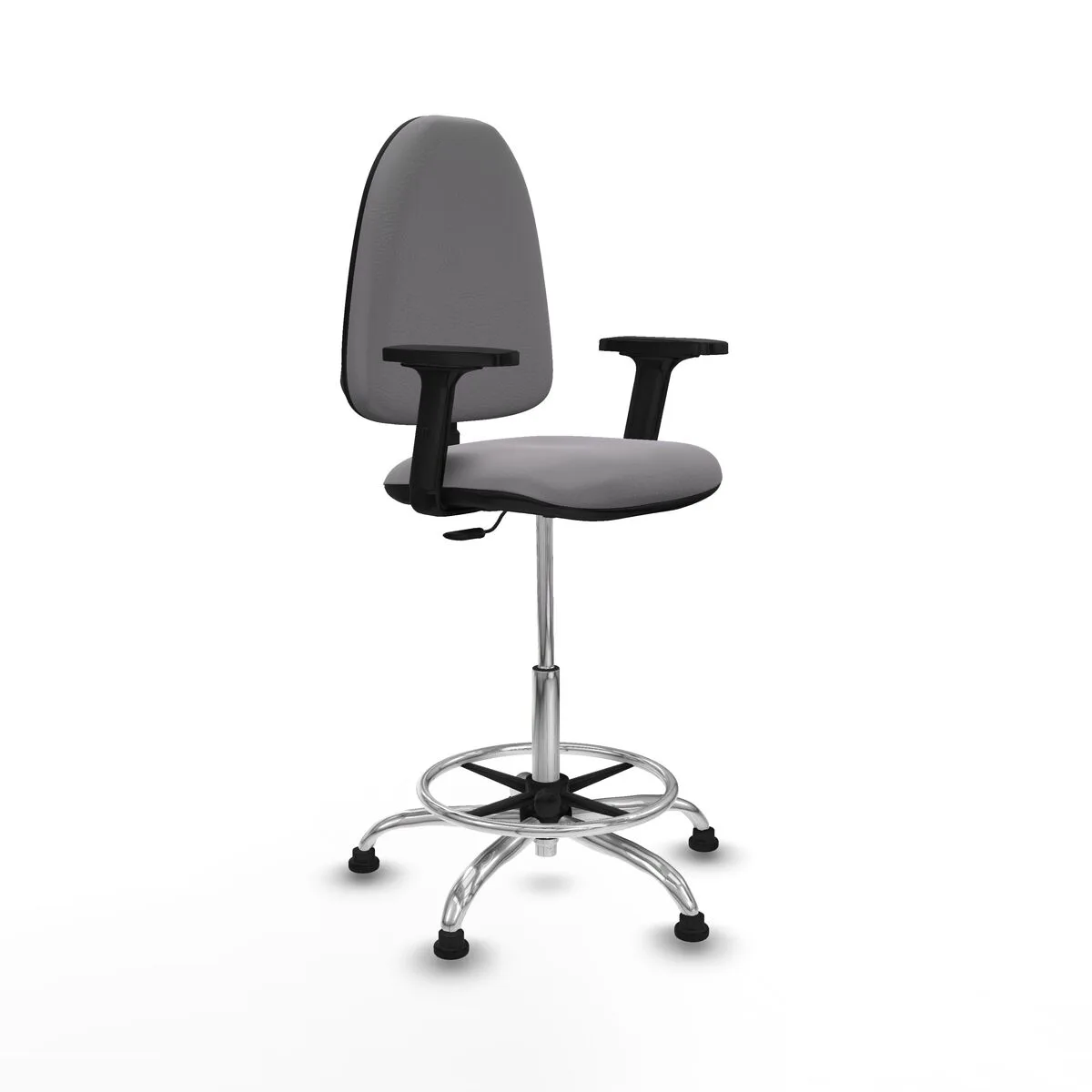 SILLA DE OFICINA PIQUERAS Y CRESPO B2D05RT GRIS ALTA