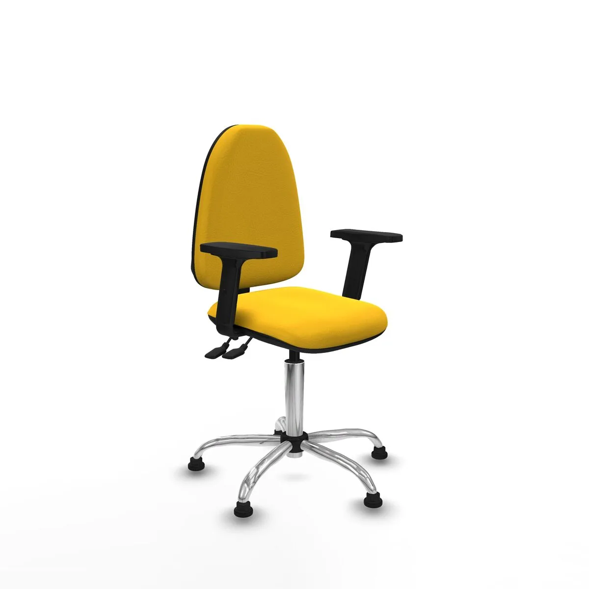SILLA DE OFICINA PIQUERAS Y CRESPO B2D05RT AMARILLO
