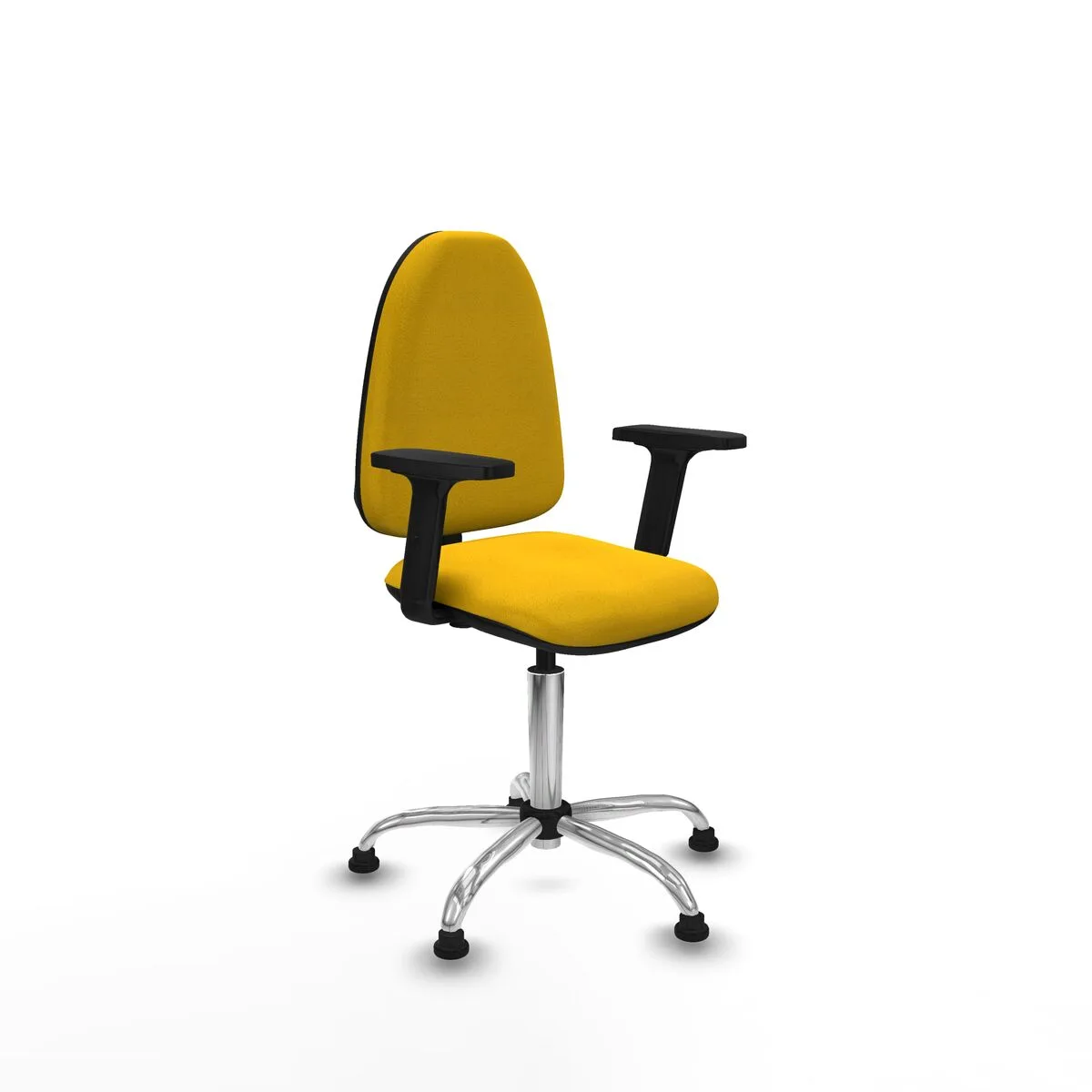 SILLA DE OFICINA PIQUERAS Y CRESPO B2D05RT AMARILLO