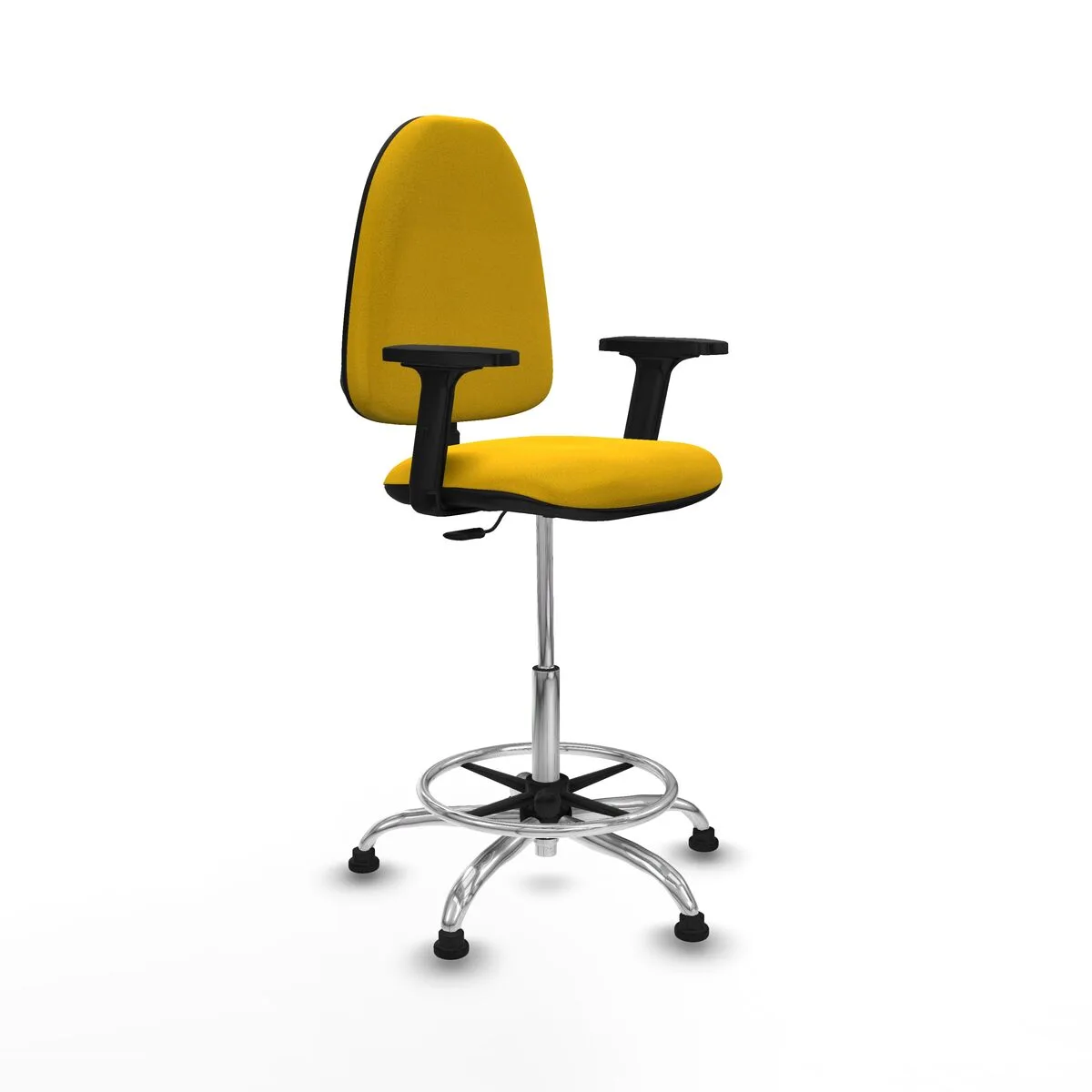 SILLA DE OFICINA PIQUERAS Y CRESPO B2D05RT AMARILLO
