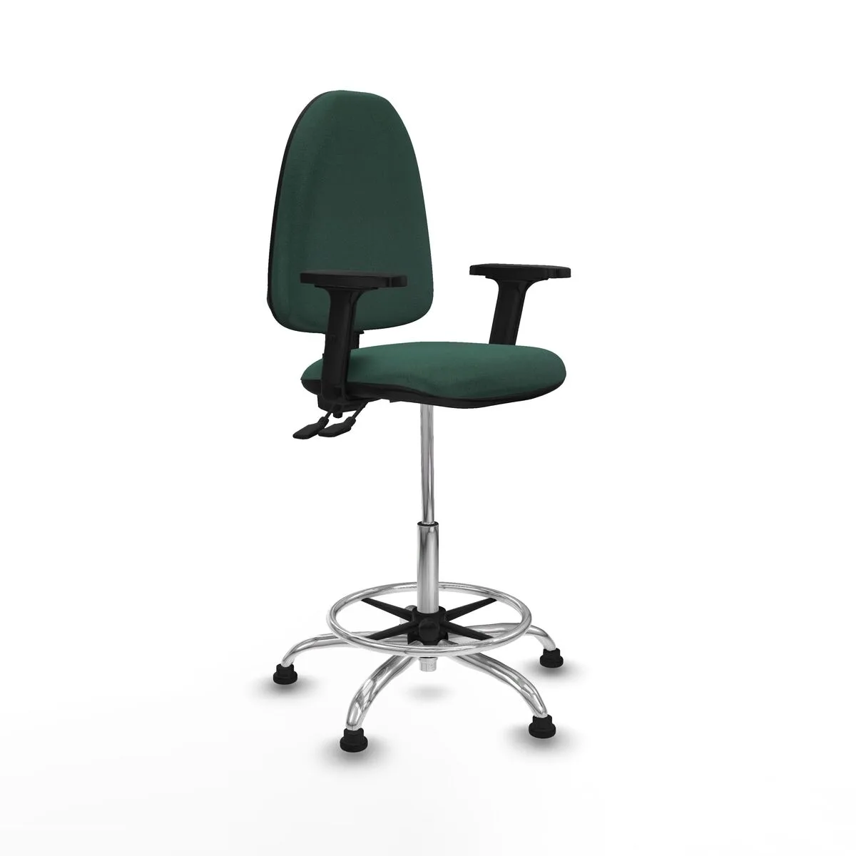 SILLA DE OFICINA PIQUERAS Y CRESPO B2D05RT VERDE ALTA