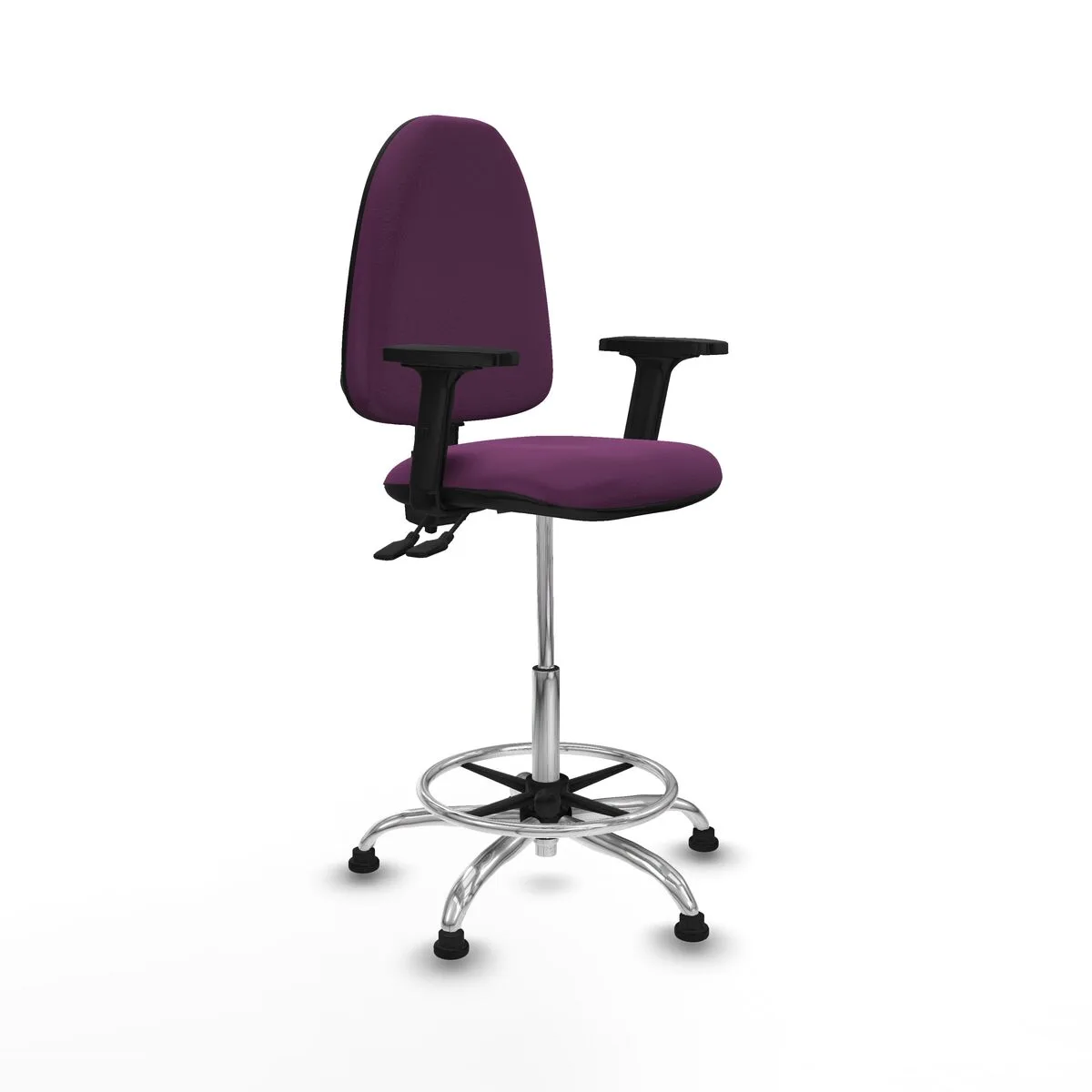 SILLA DE OFICINA PIQUERAS Y CRESPO B2D05RT MORADO ALTA