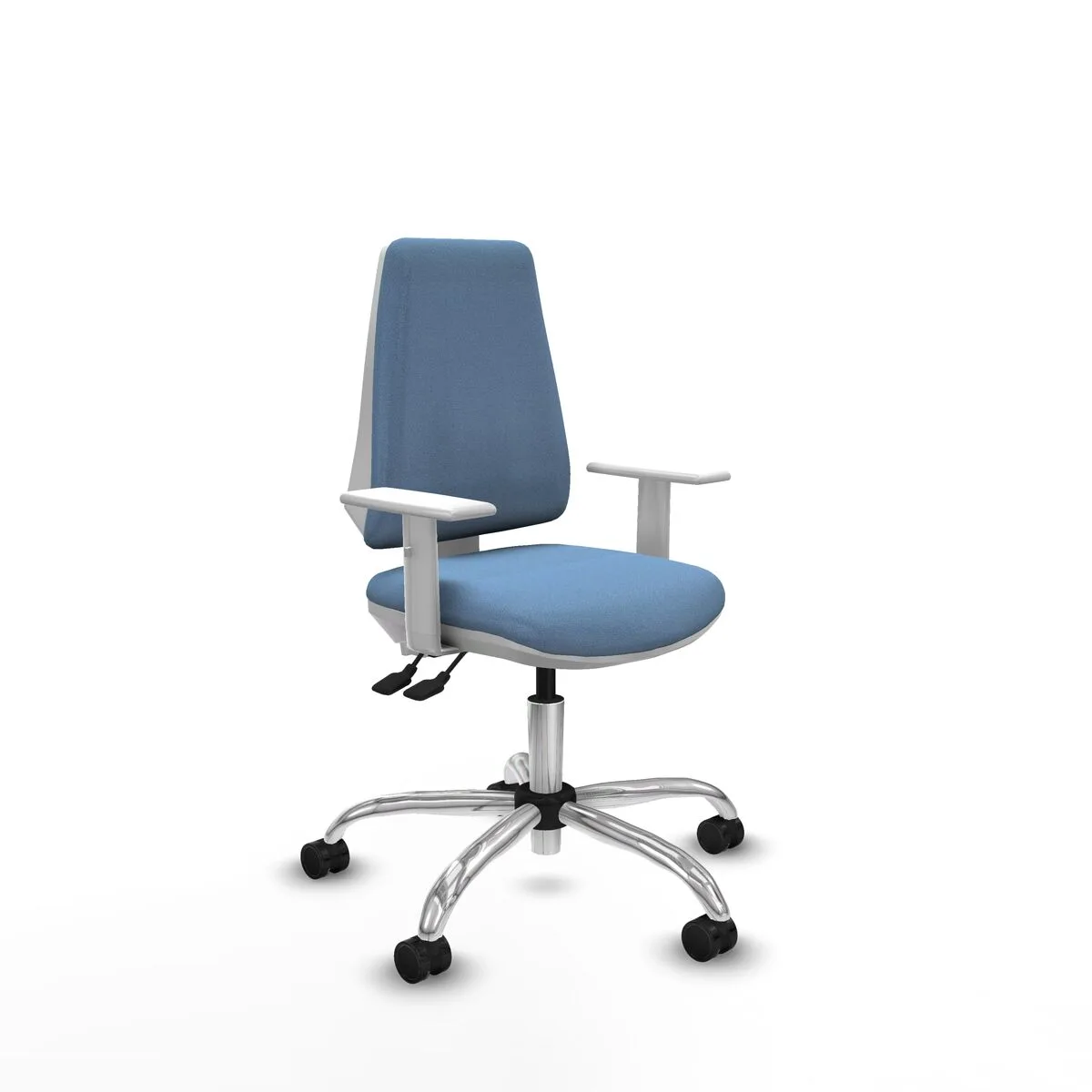 SILLA DE OFICINA PIQUERAS Y CRESPO B5B056N AZUL CIELO