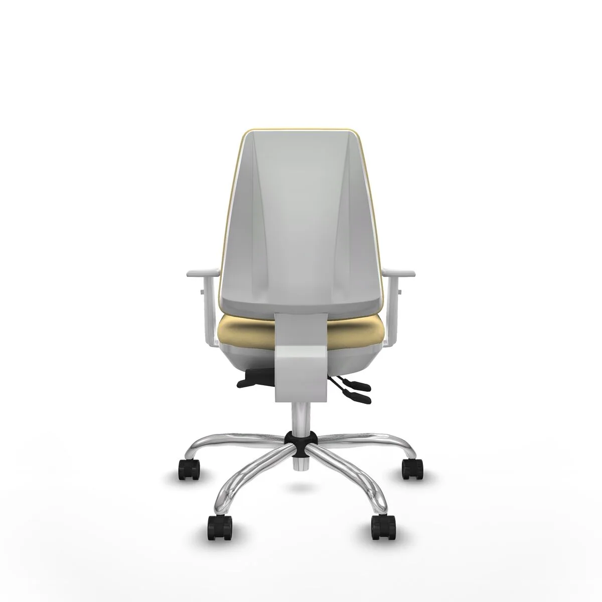 SILLA DE OFICINA PIQUERAS Y CRESPO B5B056N CREMA