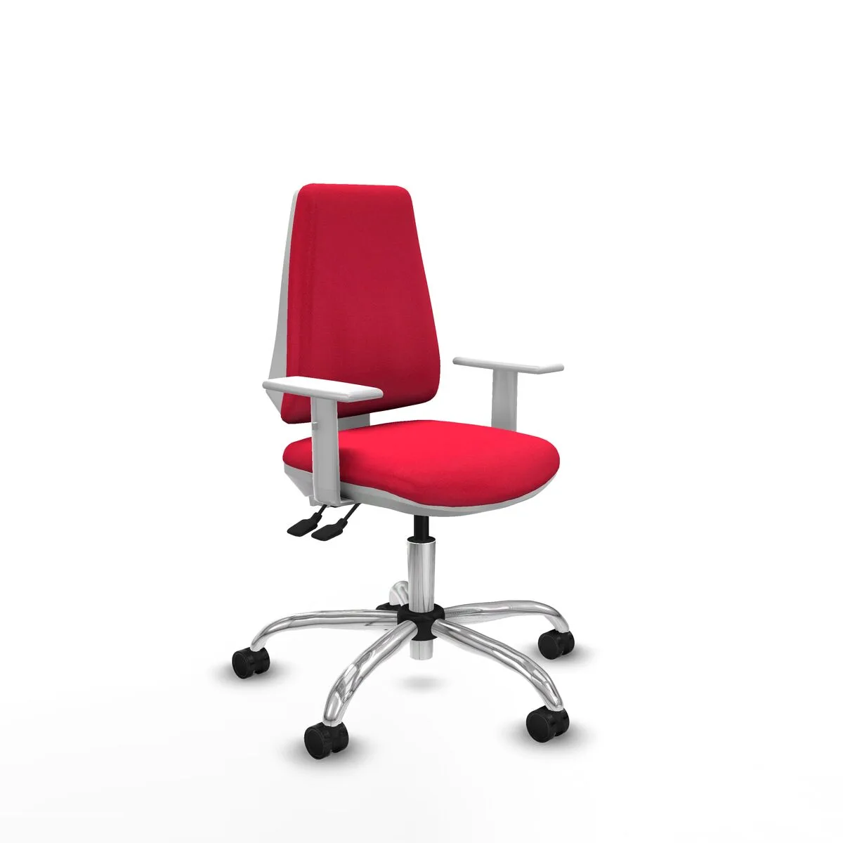 SILLA DE OFICINA PIQUERAS Y CRESPO B5B056N ROJO