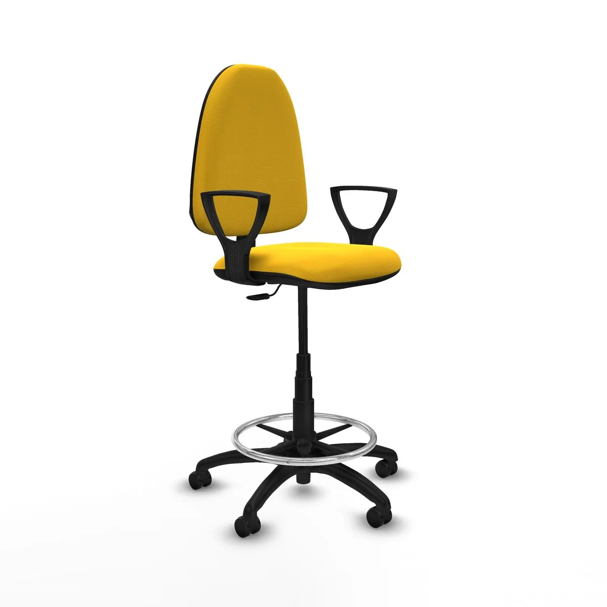 SILLA DE OFICINA PIQUERAS Y CRESPO BFN01RF AMARILLO ALTA