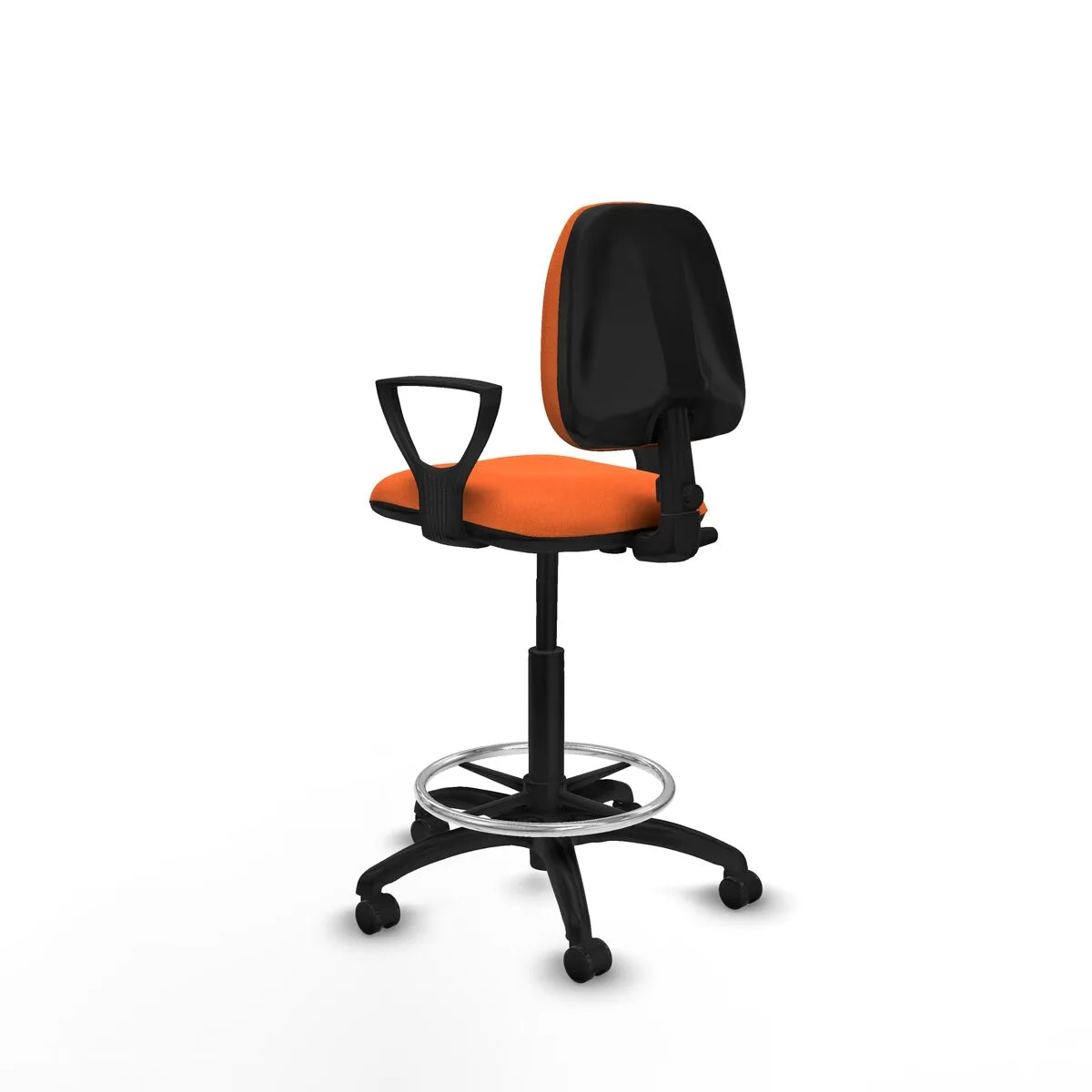 SILLA DE OFICINA PIQUERAS Y CRESPO BFN01RF NARANJA ALTA