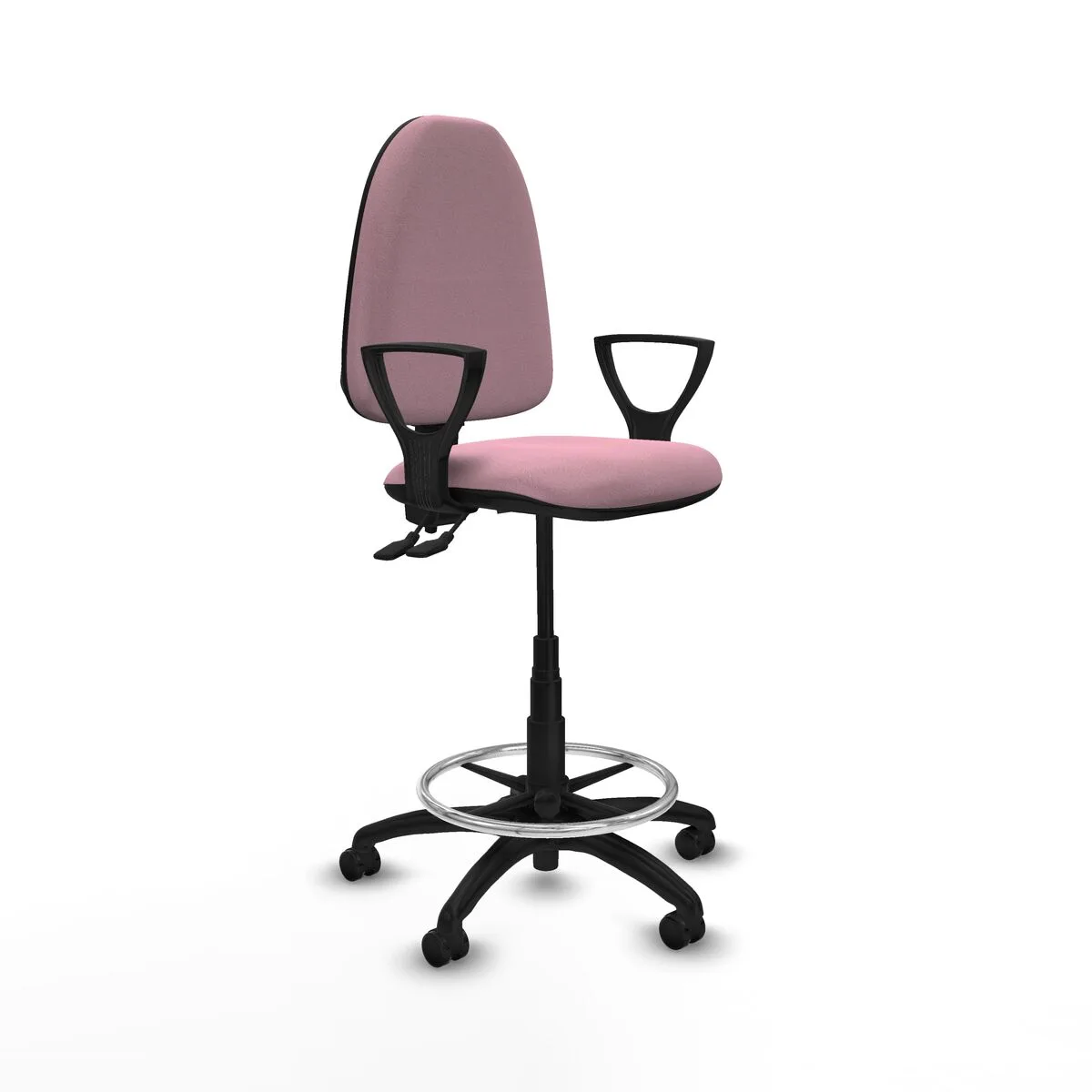 SILLA DE OFICINA PIQUERAS Y CRESPO BFN01RF ROSA ALTA