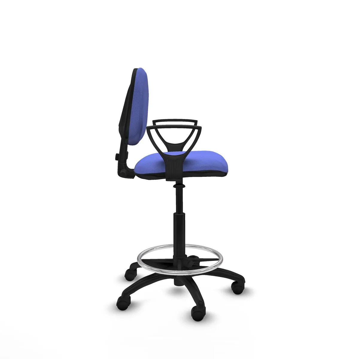 SILLA DE OFICINA PIQUERAS Y CRESPO BFN01RN AZUL CLARO ALTA