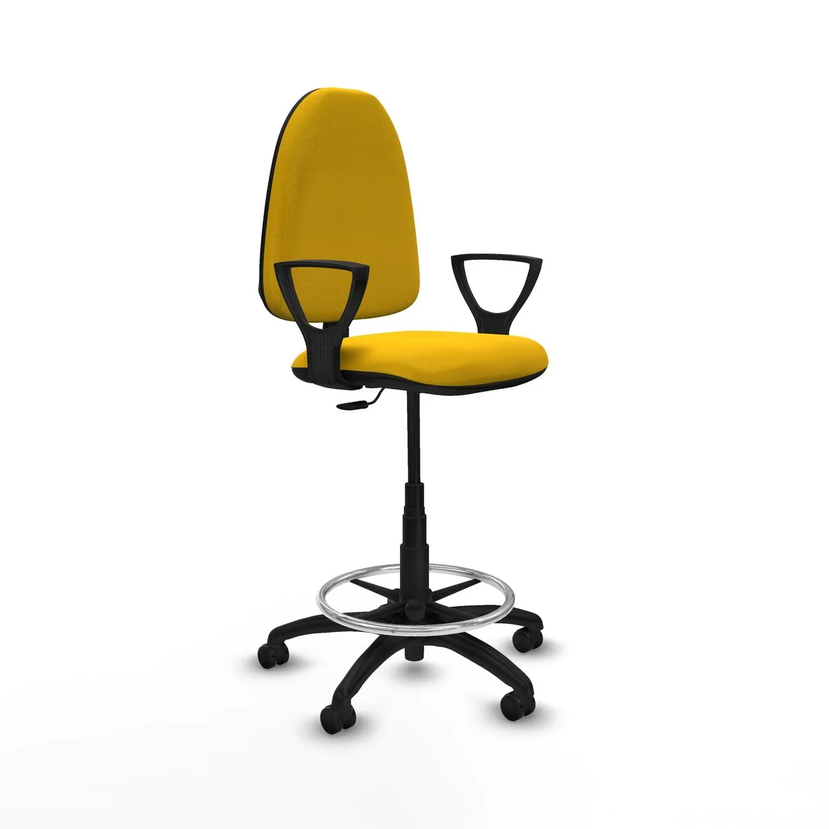 SILLA DE OFICINA PIQUERAS Y CRESPO BFN01RP AMARILLO
