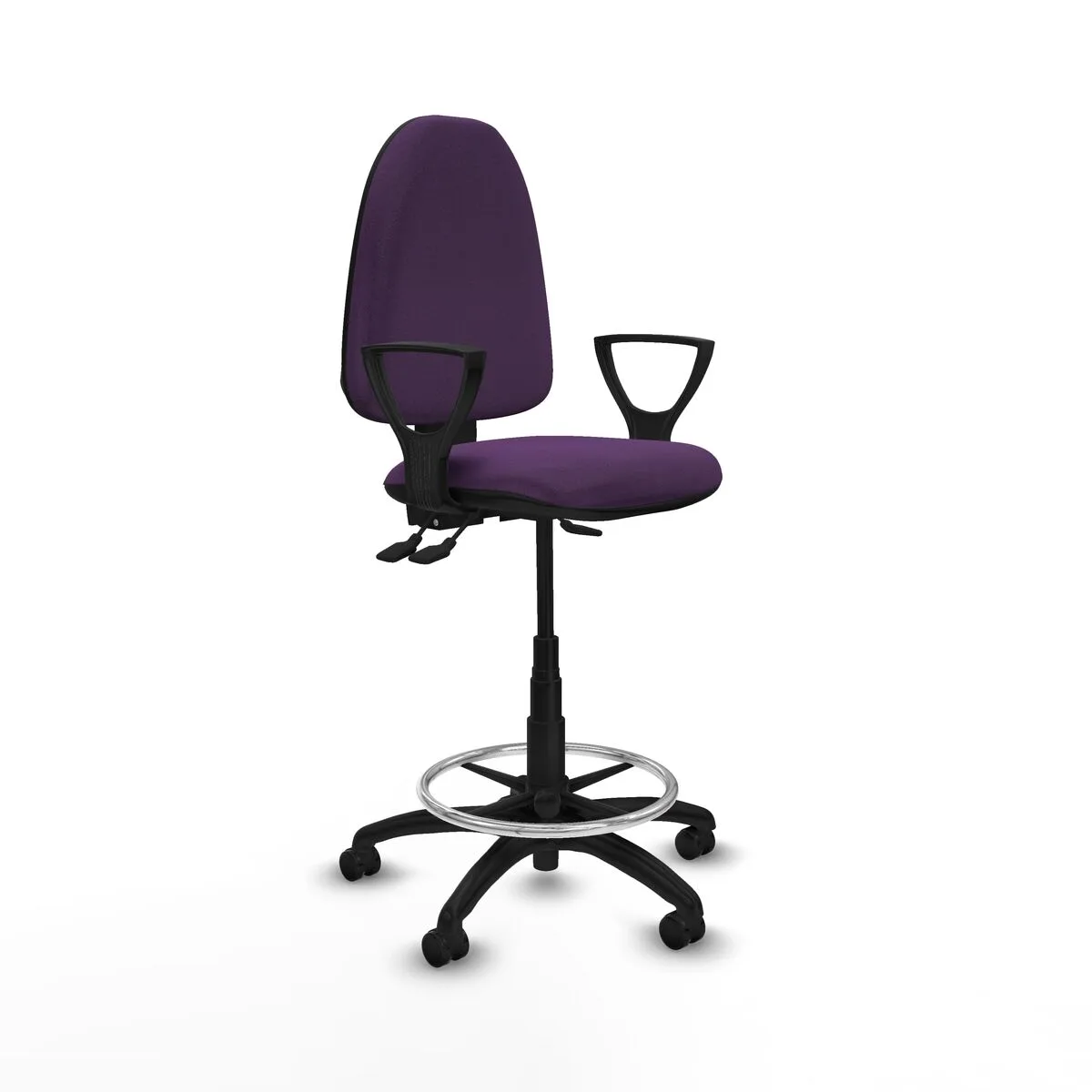 SILLA DE OFICINA PIQUERAS Y CRESPO BFN01RP MORADO ALTA