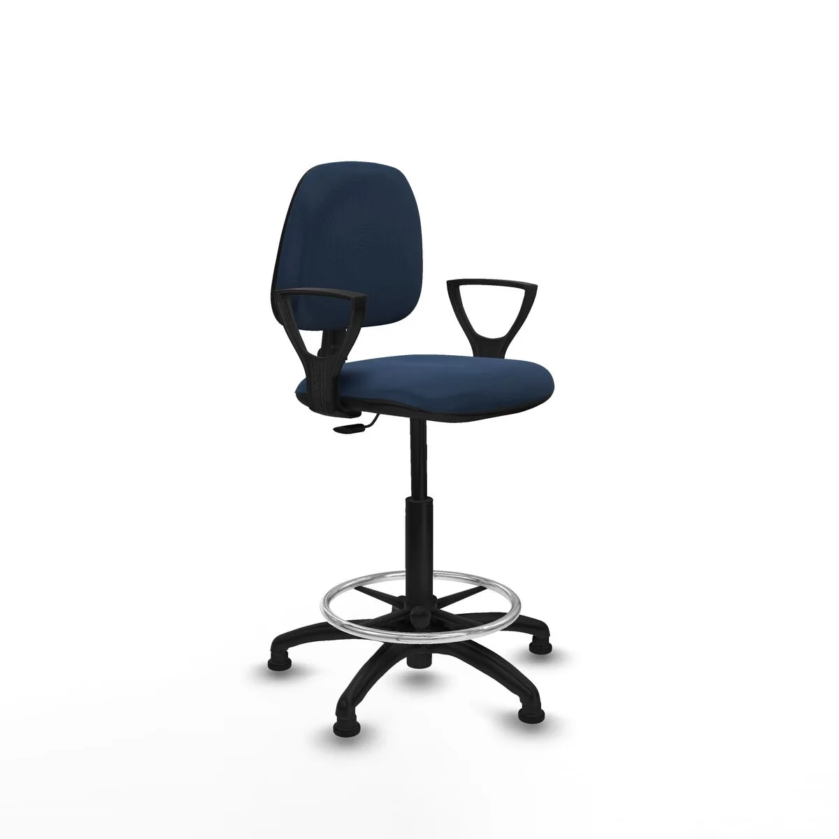 SILLA DE OFICINA PIQUERAS Y CRESPO BFN01RT AZUL MARINO ALTA