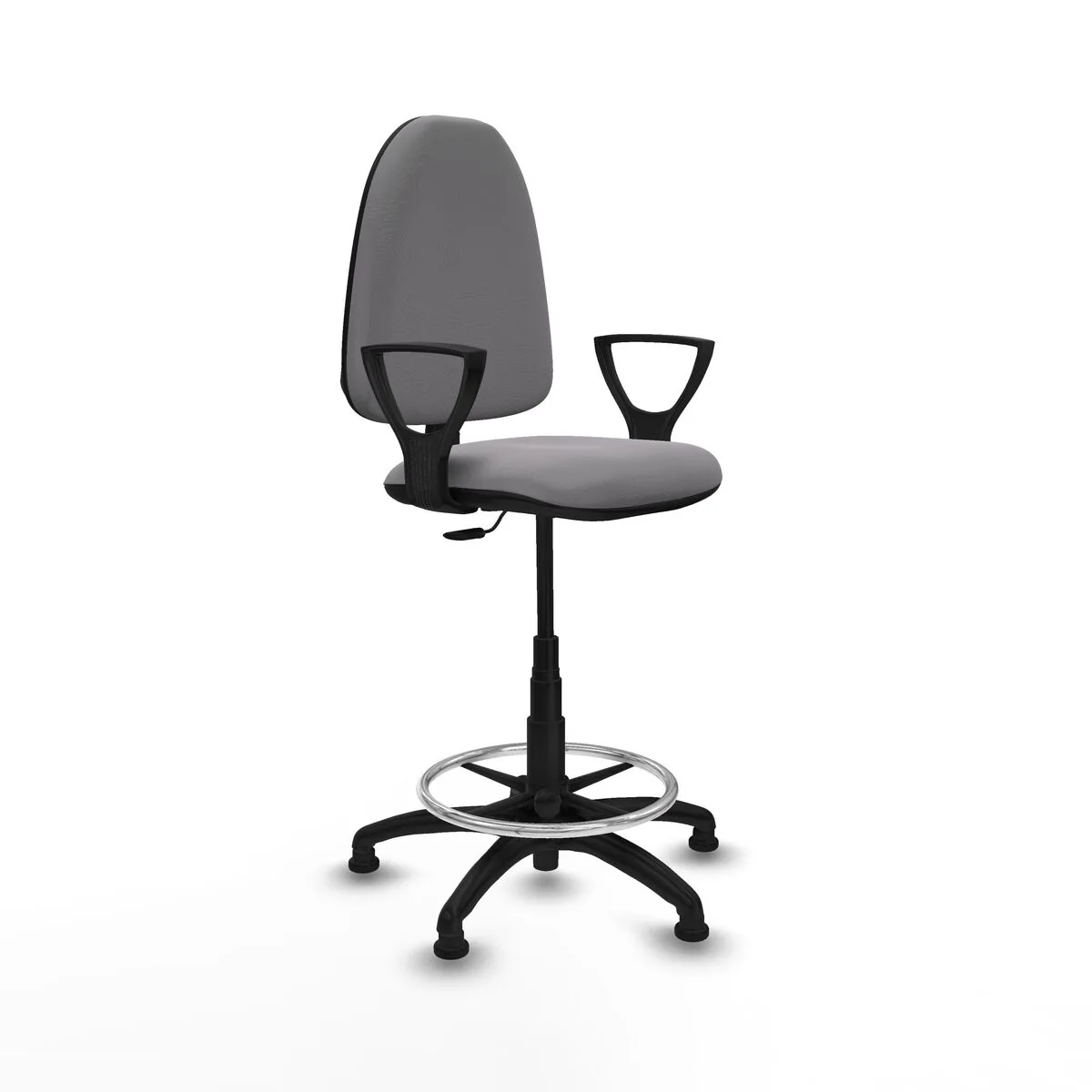 SILLA DE OFICINA PIQUERAS Y CRESPO BFN01RT GRIS ALTA