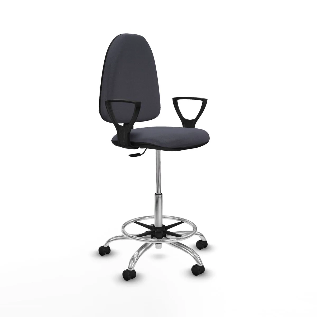 SILLA DE OFICINA PIQUERAS Y CRESPO BFN05RF GRIS OSCURO ALTA
