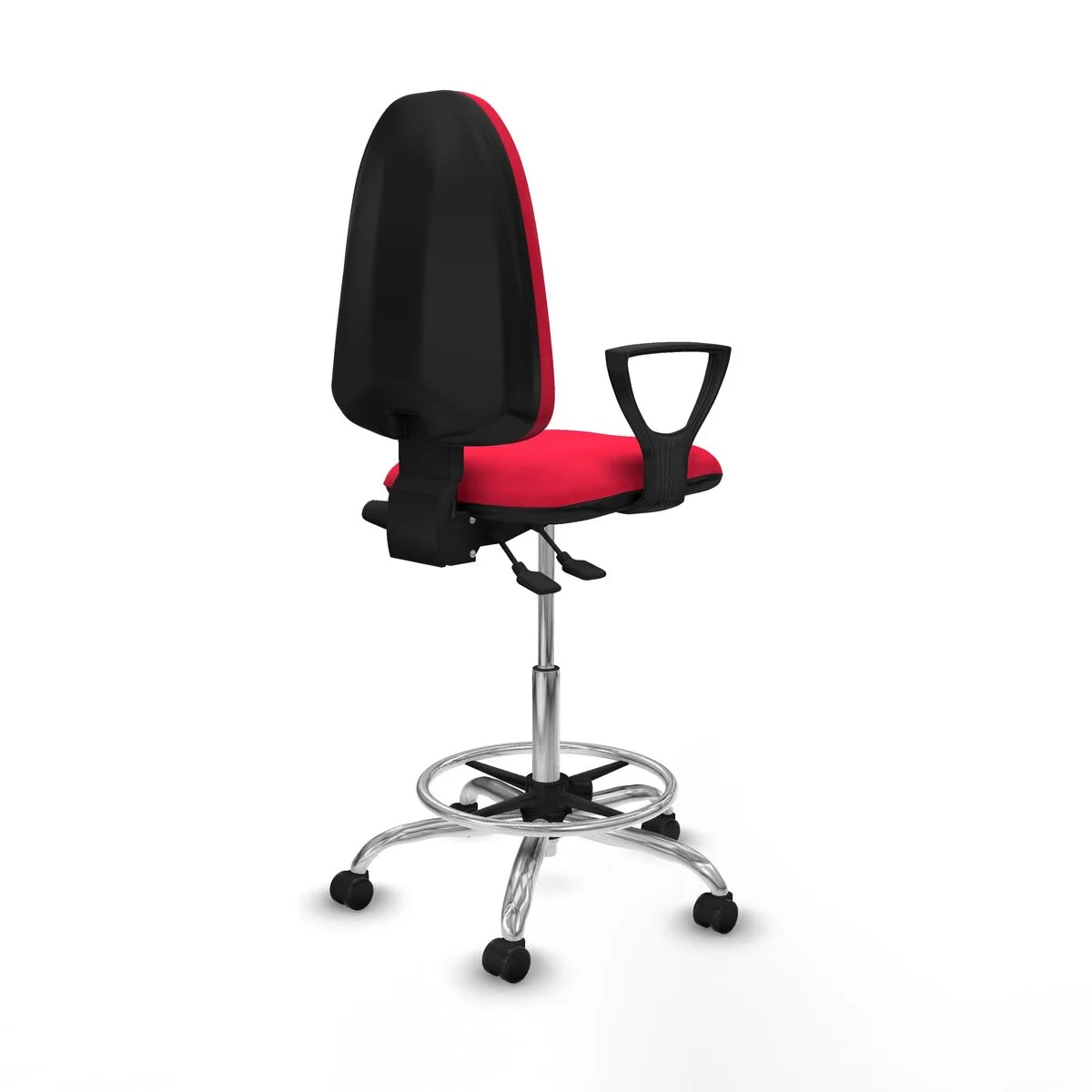 SILLA DE OFICINA PIQUERAS Y CRESPO BFN05RF ROJO ALTA