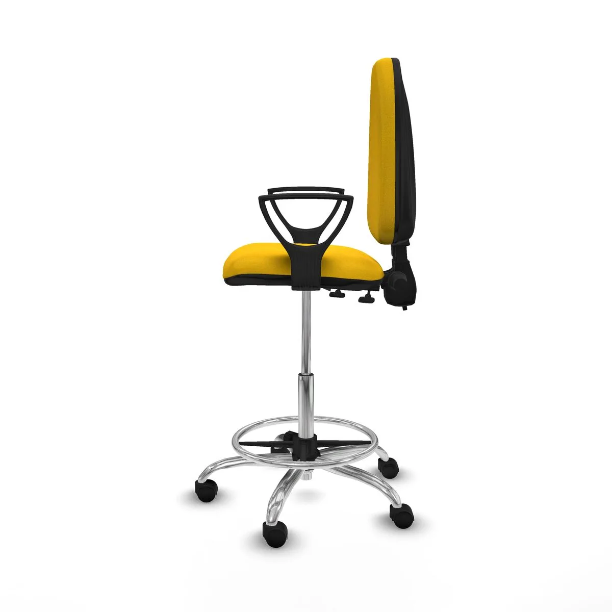 SILLA DE OFICINA PIQUERAS Y CRESPO BFN05RN AMARILLO