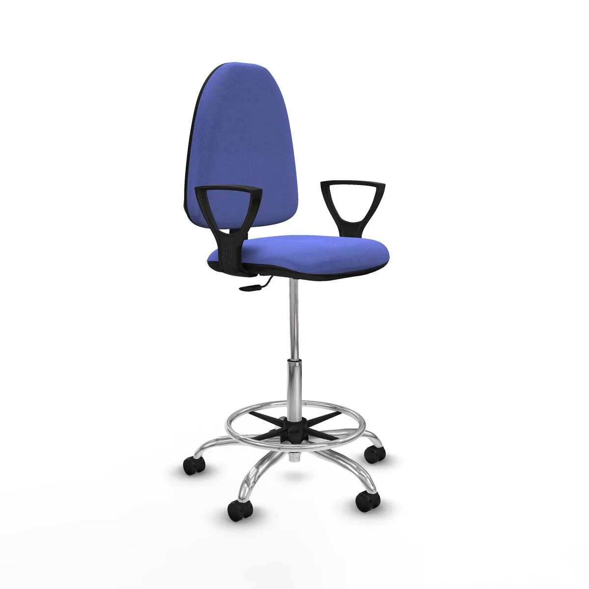 SILLA DE OFICINA PIQUERAS Y CRESPO BFN05RP AZUL CLARO ALTA