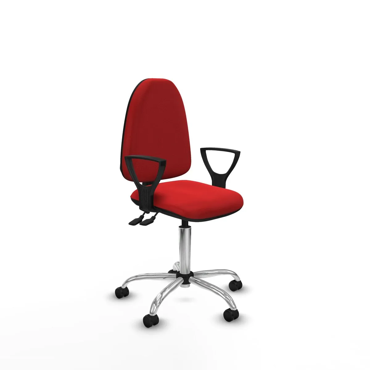 SILLA DE OFICINA PIQUERAS Y CRESPO BFN05RP ROJO