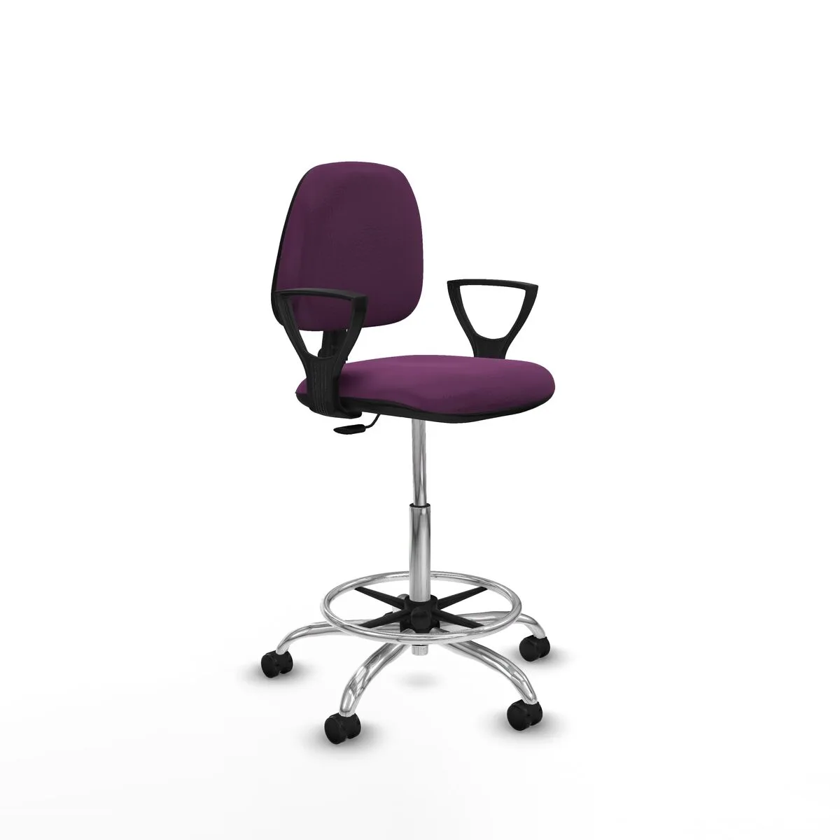 SILLA DE OFICINA PIQUERAS Y CRESPO BFN05RP MORADO ALTA