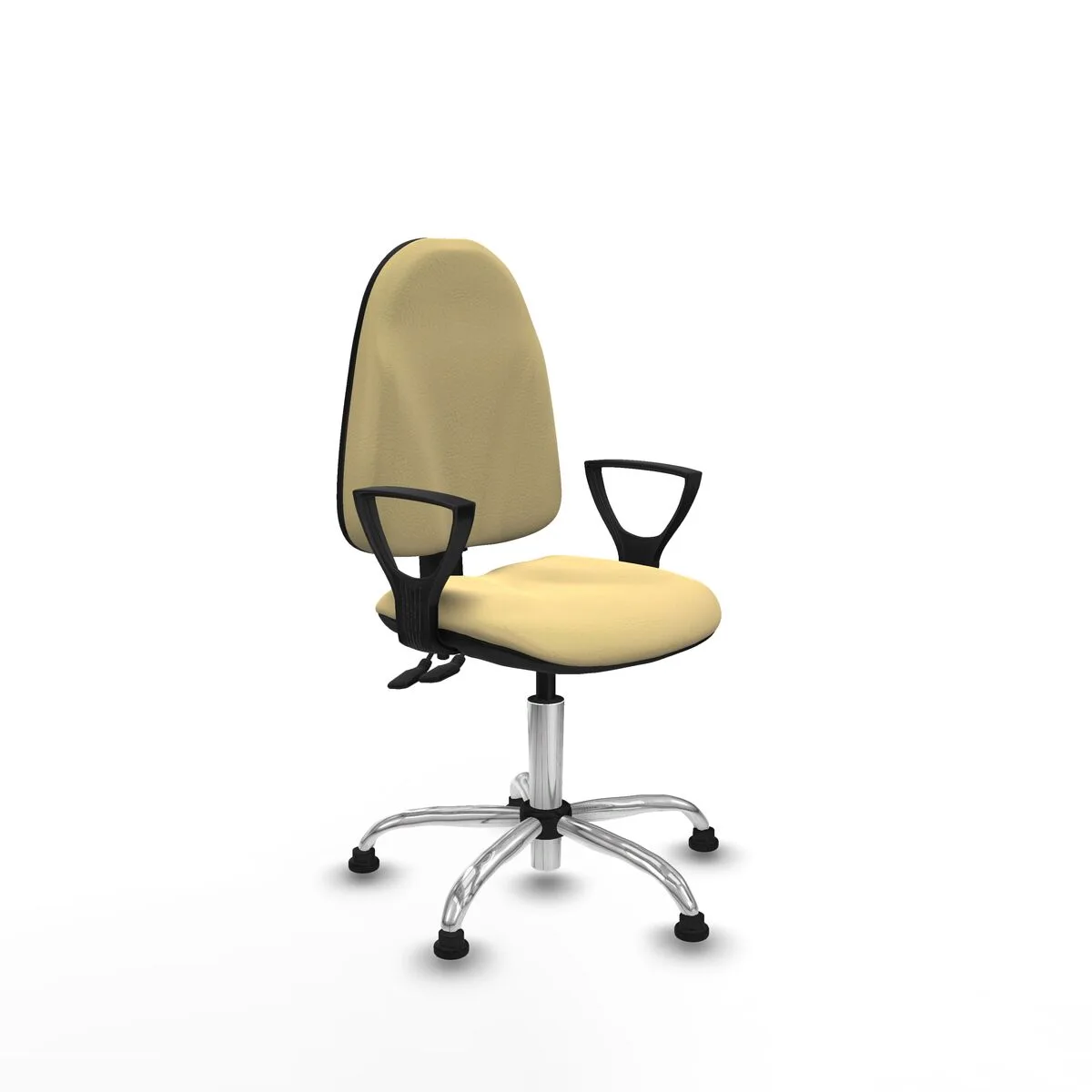 SILLA DE OFICINA PIQUERAS Y CRESPO BFN05RT CREMA