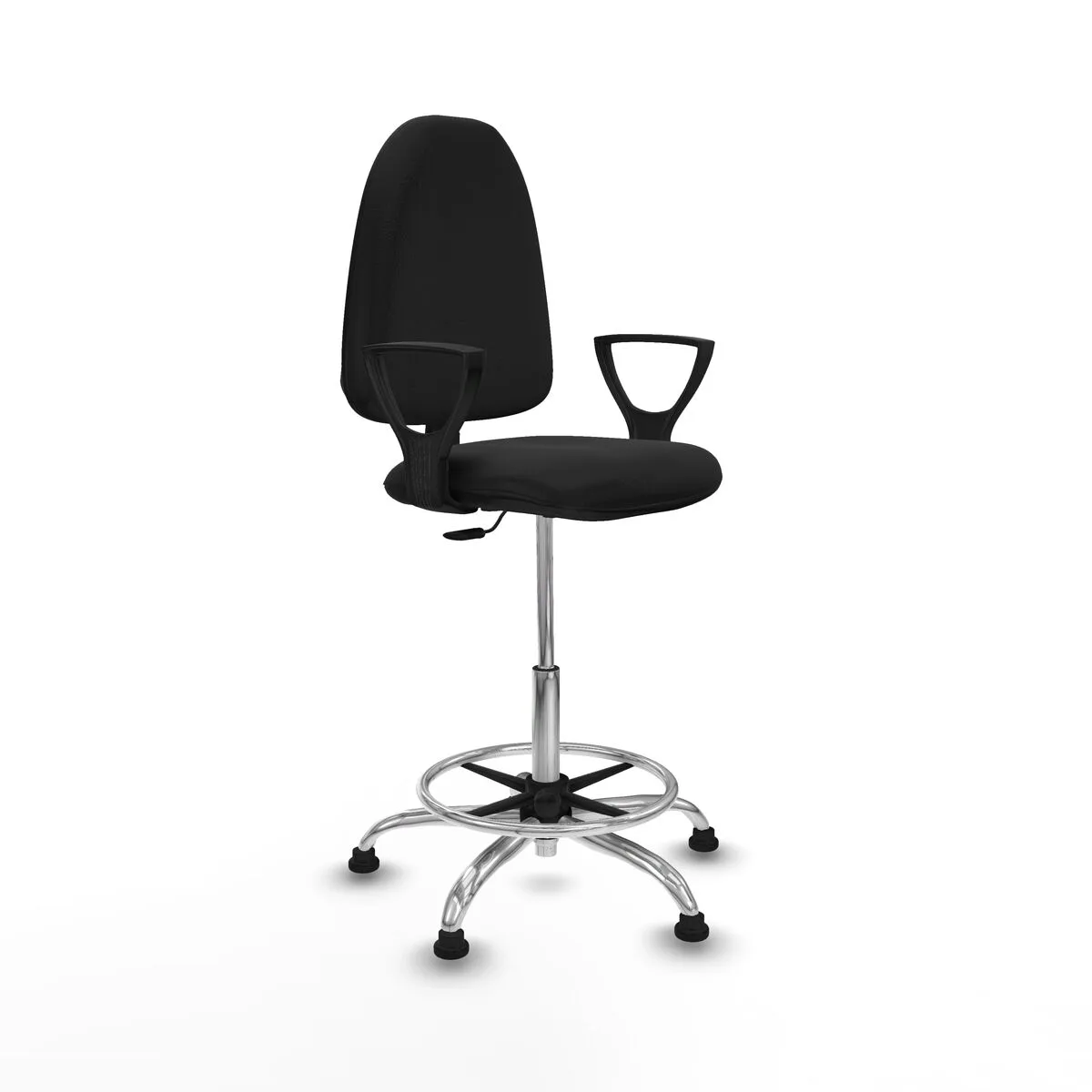 SILLA DE OFICINA PIQUERAS Y CRESPO BFN05RT NEGRO ALTA