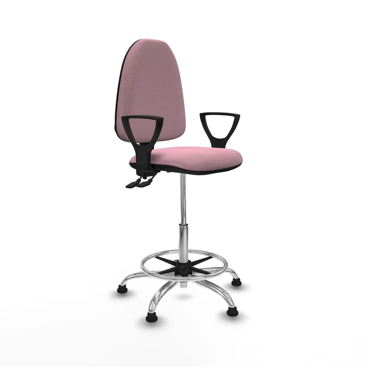 SILLA DE OFICINA PIQUERAS Y CRESPO BFN05RT ROSA ALTA