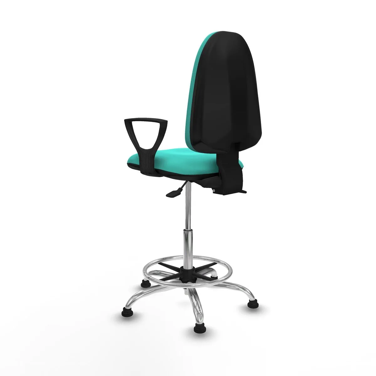 SILLA DE OFICINA PIQUERAS Y CRESPO BFN05RT TURQUESA ALTA