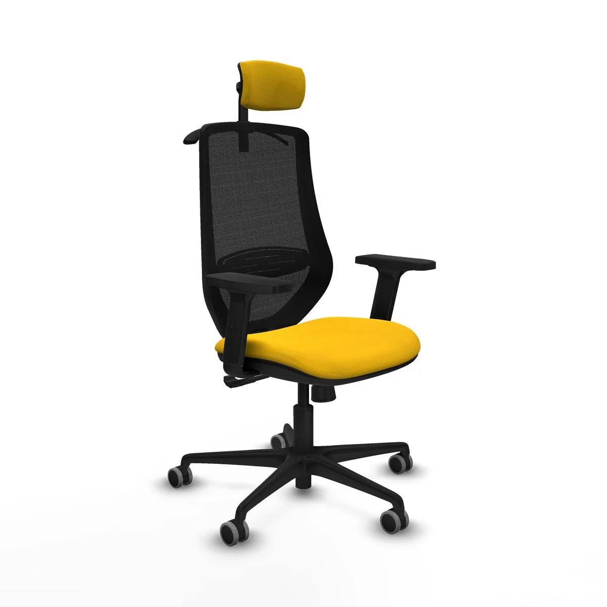 SILLA DE OFICINA PIQUERAS Y CRESPO D036G2H AMARILLO