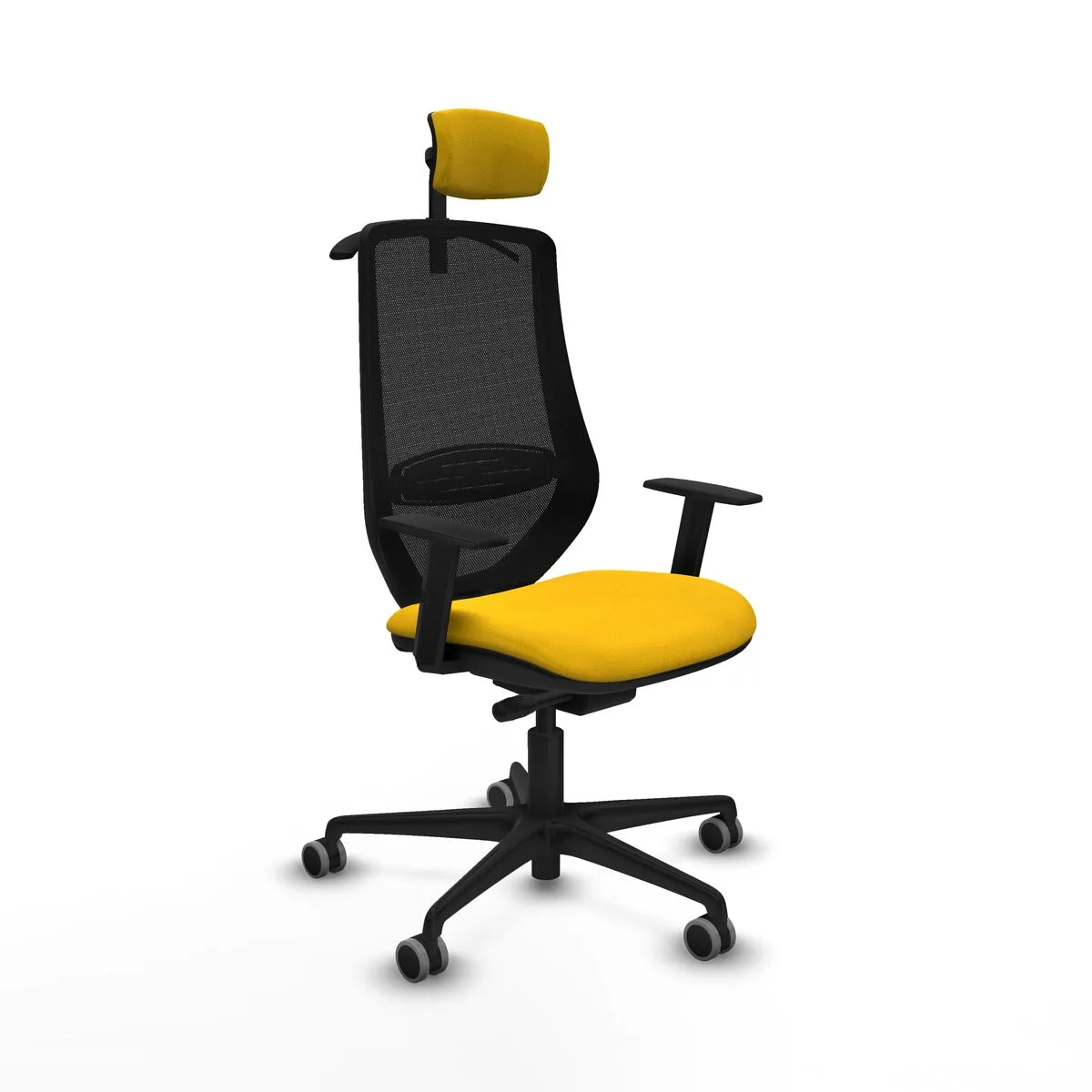 SILLA DE OFICINA PIQUERAS Y CRESPO D036G2H AMARILLO