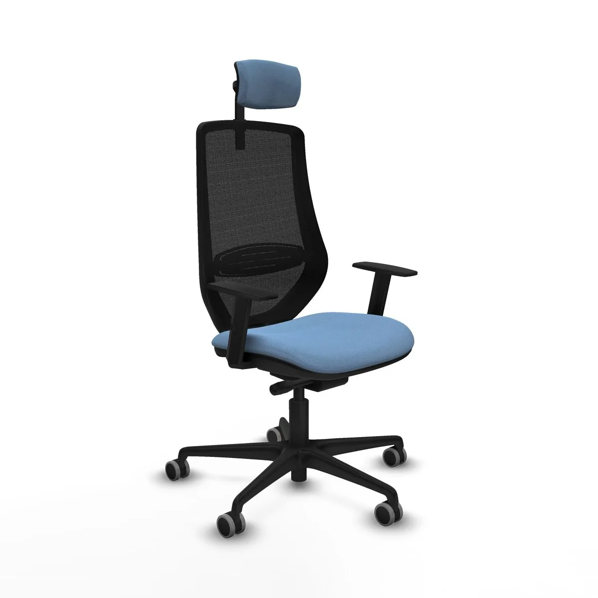 SILLA DE OFICINA PIQUERAS Y CRESPO D036G2W AZUL CIELO