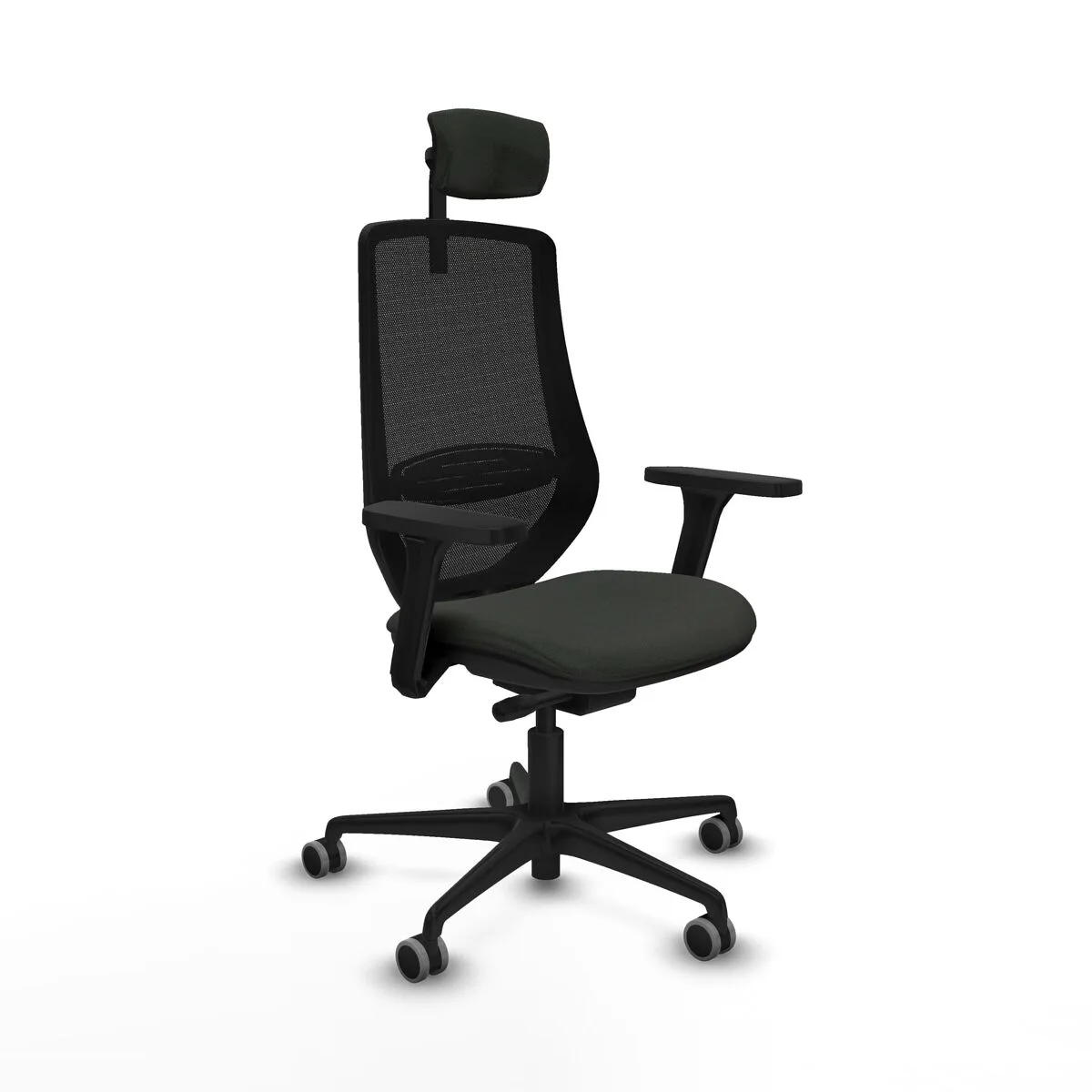 SILLA DE OFICINA PIQUERAS Y CRESPO D036G2W NEGRO