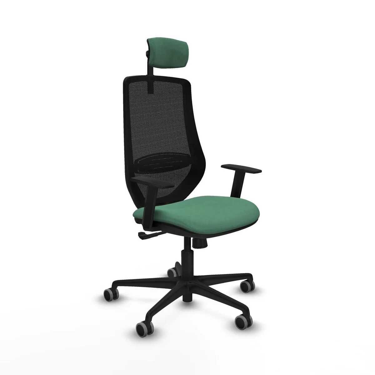 SILLA DE OFICINA PIQUERAS Y CRESPO D036G2W VERDE ESMERALDA