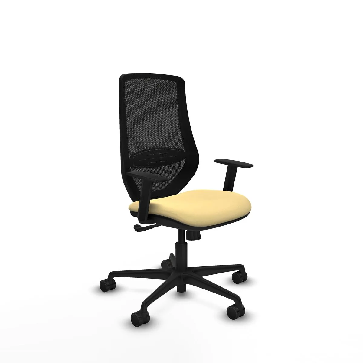 SILLA DE OFICINA PIQUERAS Y CRESPO D036N0W CREMA