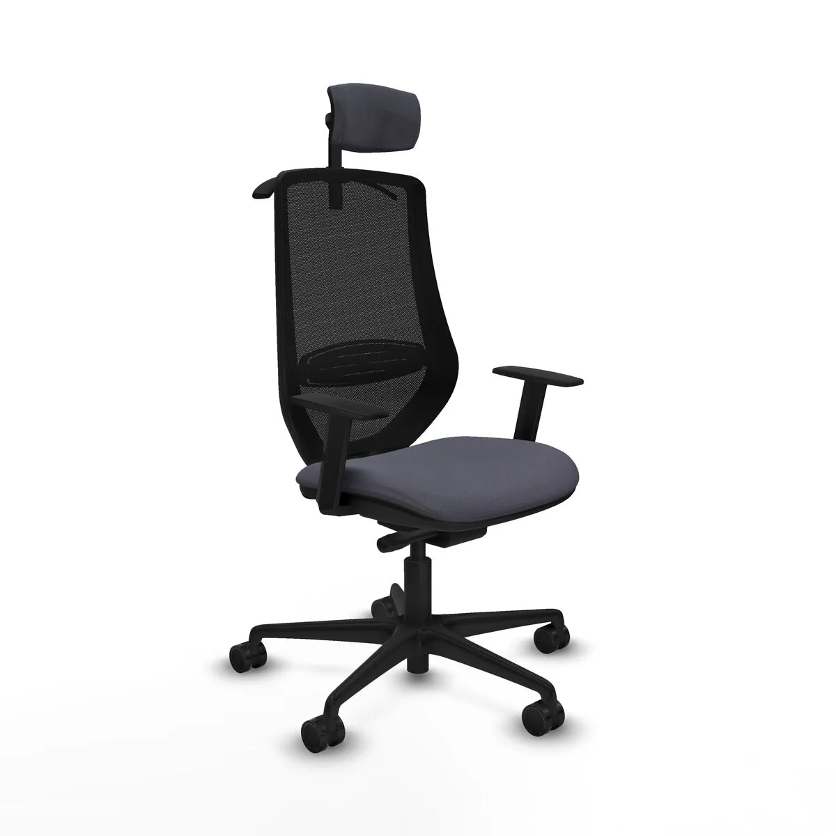 SILLA DE OFICINA PIQUERAS Y CRESPO D036N2H GRIS OSCURO