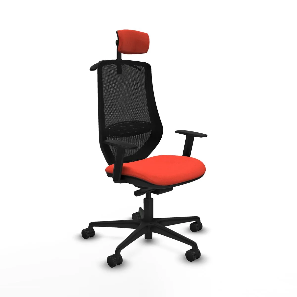 SILLA DE OFICINA PIQUERAS Y CRESPO D036N2H NARANJA OSCURO