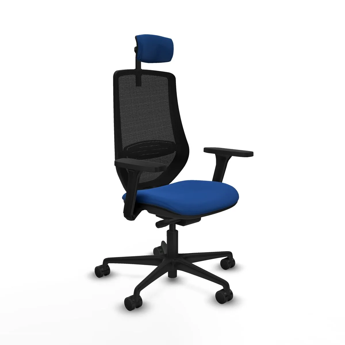 SILLA DE OFICINA PIQUERAS Y CRESPO D036N2W AZUL