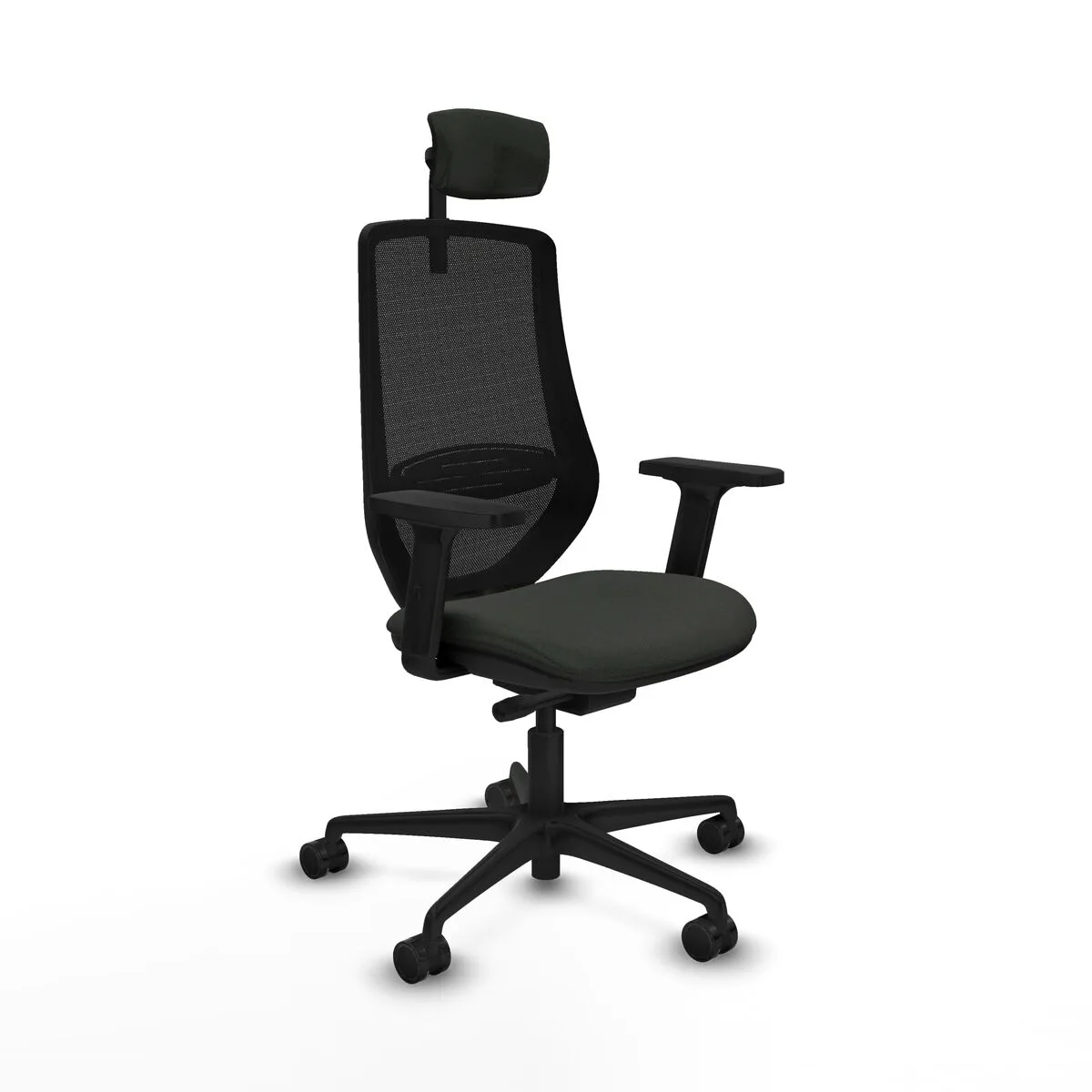 SILLA DE OFICINA PIQUERAS Y CRESPO D036N2W NEGRO