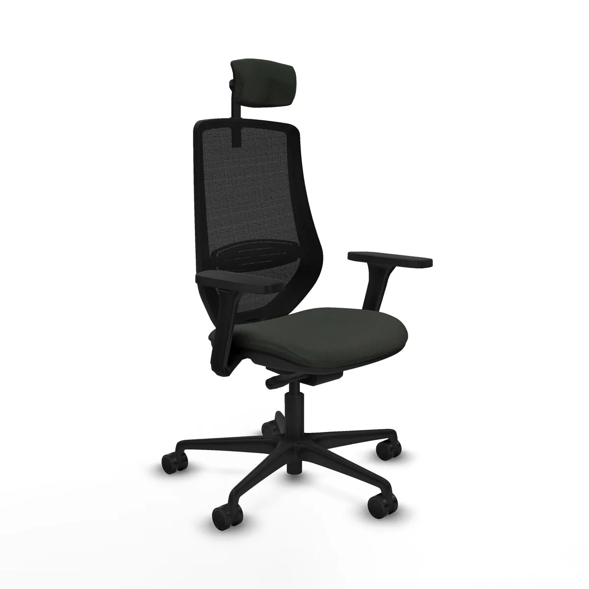 SILLA DE OFICINA PIQUERAS Y CRESPO D036N2W NEGRO
