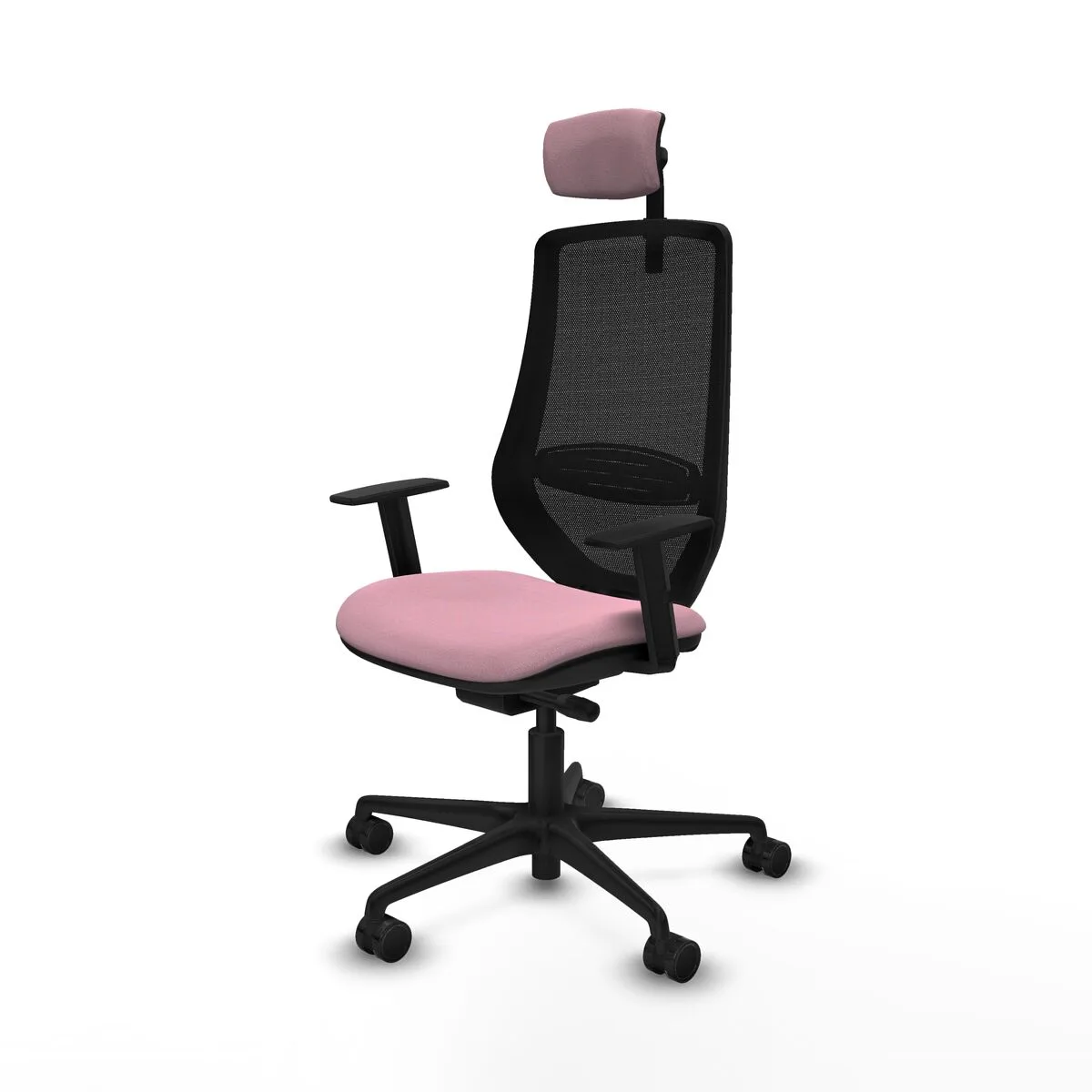 SILLA DE OFICINA PIQUERAS Y CRESPO D036N2W ROSA