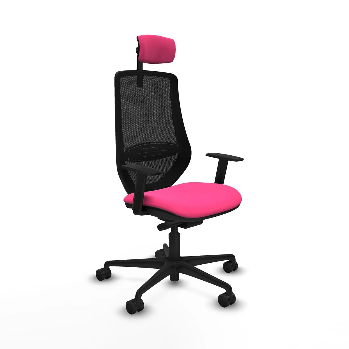 SILLA DE OFICINA PIQUERAS Y CRESPO D036N2W ROSA