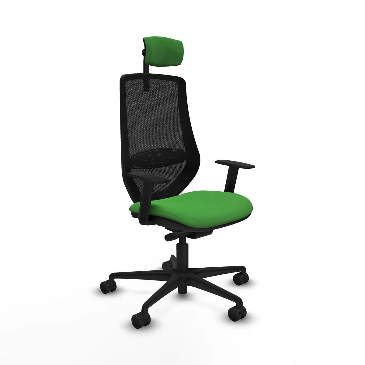SILLA DE OFICINA PIQUERAS Y CRESPO D036N2W VERDE