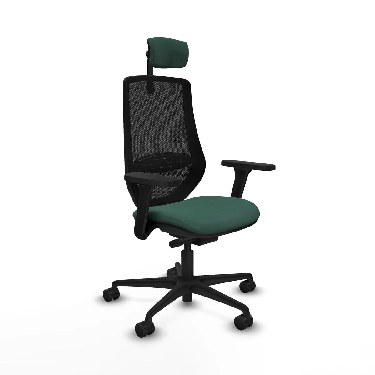 SILLA DE OFICINA PIQUERAS Y CRESPO D036N2W VERDE