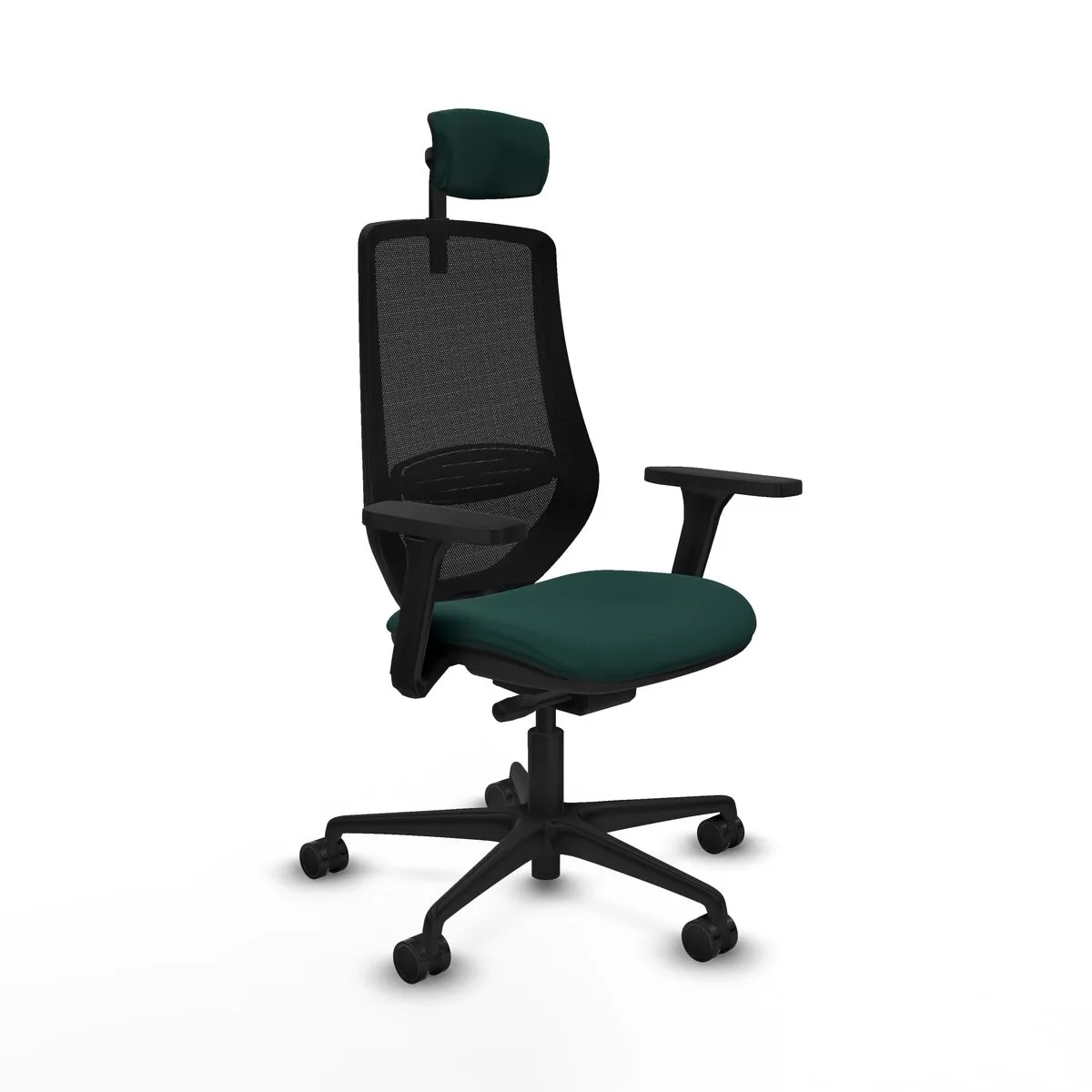 SILLA DE OFICINA PIQUERAS Y CRESPO D036N2W VERDE
