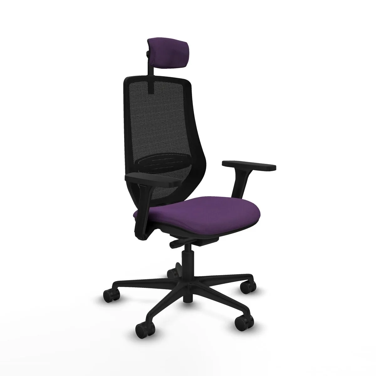 SILLA DE OFICINA PIQUERAS Y CRESPO D036N2W MORADO
