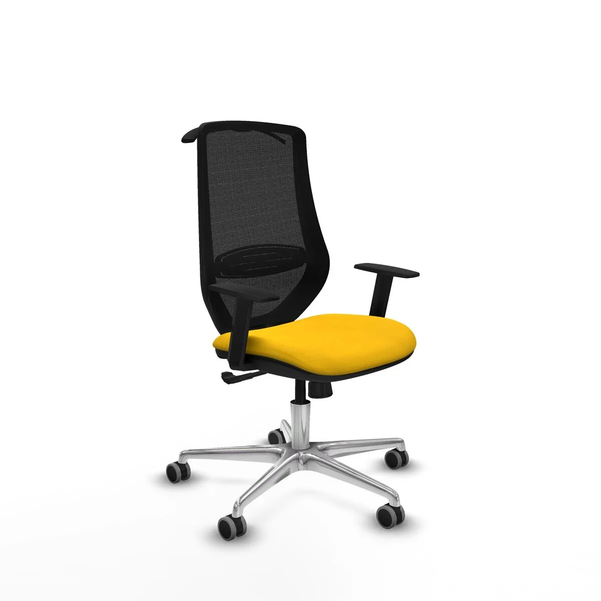 SILLA DE OFICINA PIQUERAS Y CRESPO D086G0H AMARILLO
